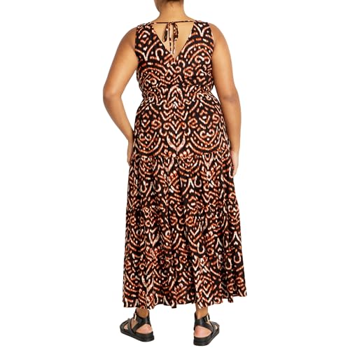 Image of City Chic Women's Maxi Dress - Amara Print