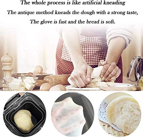 JINFAN Automatischer Programmierbarer Brotbackautomat Heim-DIY-brotbackmaschine Mit 12 Menüs Und 1 Stunde… – Bild 3