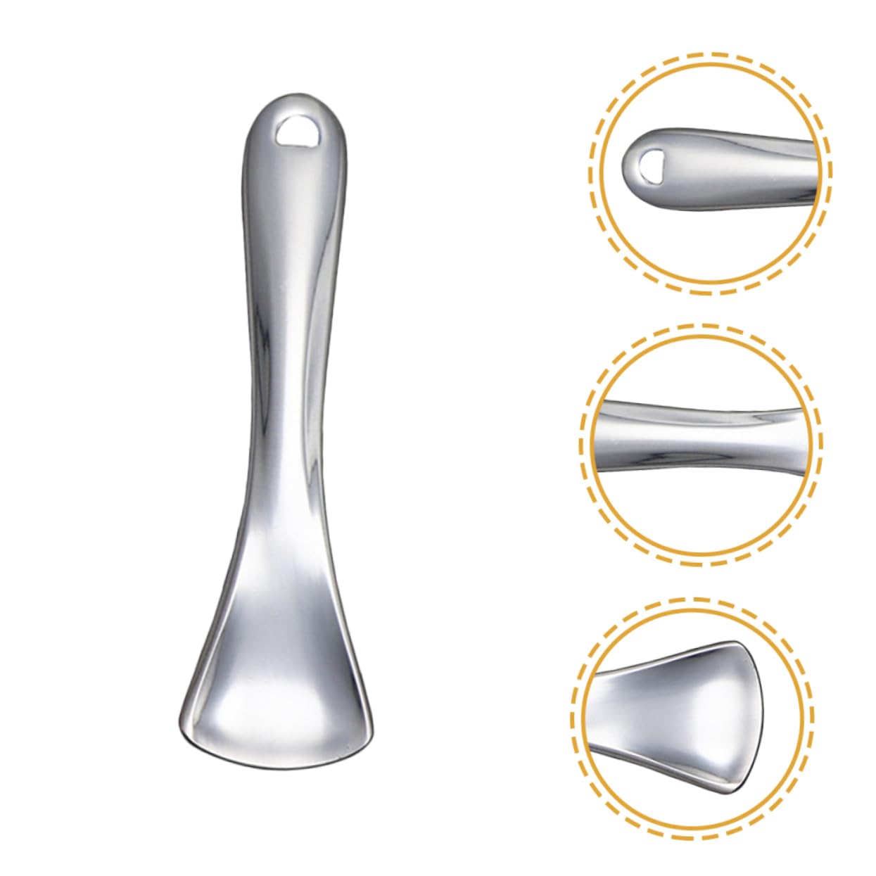 NOLITOY Facial Mask Scoops Set of 4 Reusable Makeup Spoons Comfortable Handle Ideal for Moisturizers Creams Portable Beauty Tool