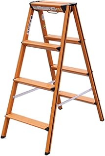 Ladder Step Ladders 3 Step Ladder Folding Step Stool Aluminum Stepladders with Not Slippery Wide Pedal and Joint Lock,440kg/970Ib Weight Rating(Ladder a)