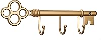 Vista 1 de Classic Wall Mounted Key Holder Hook Rack, Vintage Key Rack for Entryway (Gold)