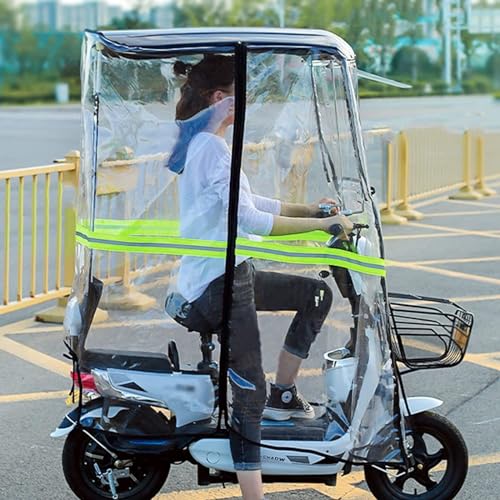 Auvent vélos électriques protection pluie moto scooter mobilité
