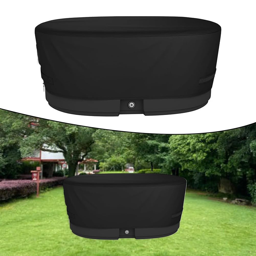 Tkanina Oxford do kąpieli lodowej pokrowiec na zewnątrz zbiornik na zimno basen owalna wanna z bezpiecznym systemem pasków (185 x 66 x 45 cm)