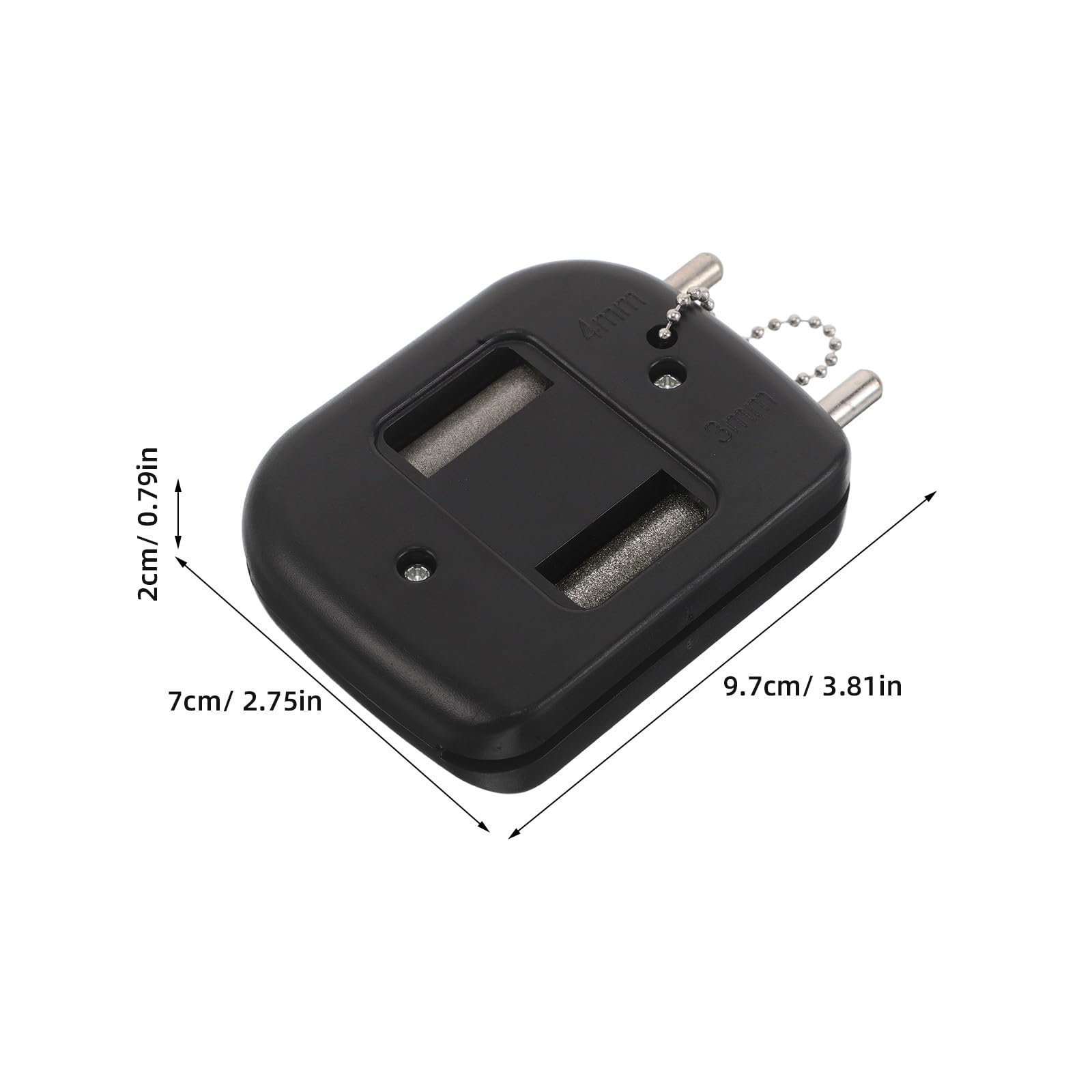 YARNOW Affûteur de Lames de Patins à Glace, Outil d'affûtage Rapide et Pratique pour Patins de Hockey et artistiques, Pierre à aiguiser Manuelle, Accessoires de Patinage pour Patineurs.