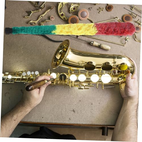 SAFIGLE 3pcs Sax Cleaning Brush Sax Instrument Cleaning Brush Saxophone Cleaner Kit Saxophone Maintain Care Tool - Thumbnail 7