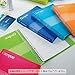 KOKUYO Campus B5 Slide Binder Notebook with 5 Tab Dividers, PP Cover, 26 Hole, 100 Sheets Capacity, Lime Green, Japan Import (RU-P334NYG)