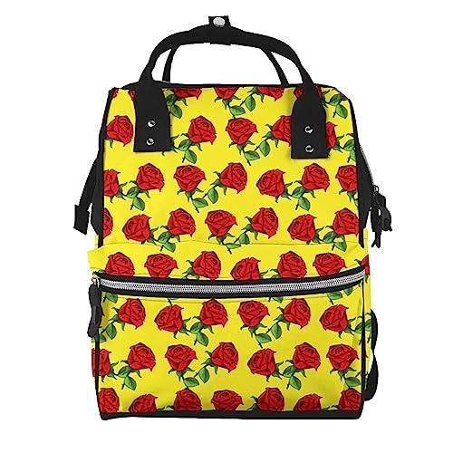 Sac à dos ordinateur roses jaunes contre la fatigue du transport urbain