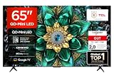 TCL 65Q6C 65 Zoll QD-Mini LED Fernseher, 4K HDR Premium 1000nits, Smart TV mit Google TV (Dolby Vision IQ & Atmos, Onkyo 2.1 Soundsystem, 144Hz Motion Clarity Pro, Game Master)