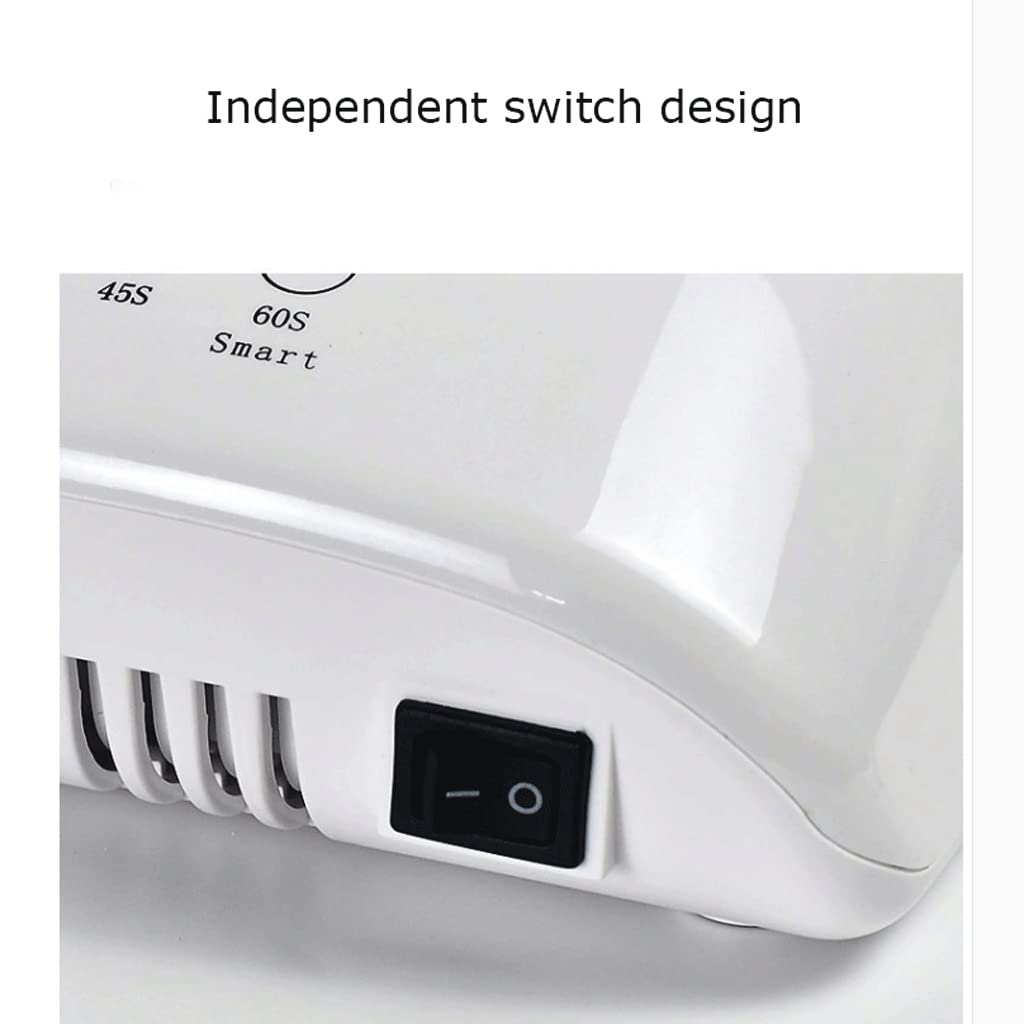 Lampada per unghie Gel UV LED. Lampada for unghie a stoccaggio di potenza wireless for unghie for unghie for unghie for unghie for unghie portatile con Lcd. Mostra due mani Colla da cuocere Veloce