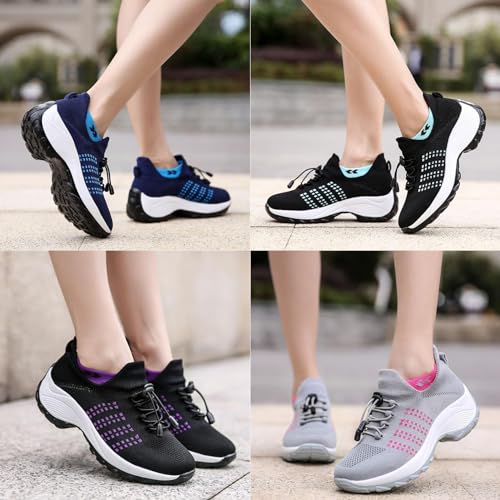 Generic Lightweight Mesh Hiking Shoes,Breathable Orthopedic Sneakers,Non-Slip Trail Running Shoes,for Weightlifting Walking Rock Climbing Wrestling Boxing Travel4