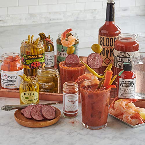 Lobster Gram - Blood Mary Bar - Fresh Jumbo Shrimp and gourmet ingredients - Fresh and Fast Delivery - From the No. 1 Seafood Food Delivery CompanyÂ - Makes up to 16 Bloody Maryâ€™s