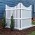 36in H x 45in W (2 Panels) No Dig Enclo Huntersville White Vinyl Privacy Screen, Outdoor Privacy Panels, Trash Can Enclosure, Air Conditioner Fence, Pool Equipment Enclosure, ZP19036