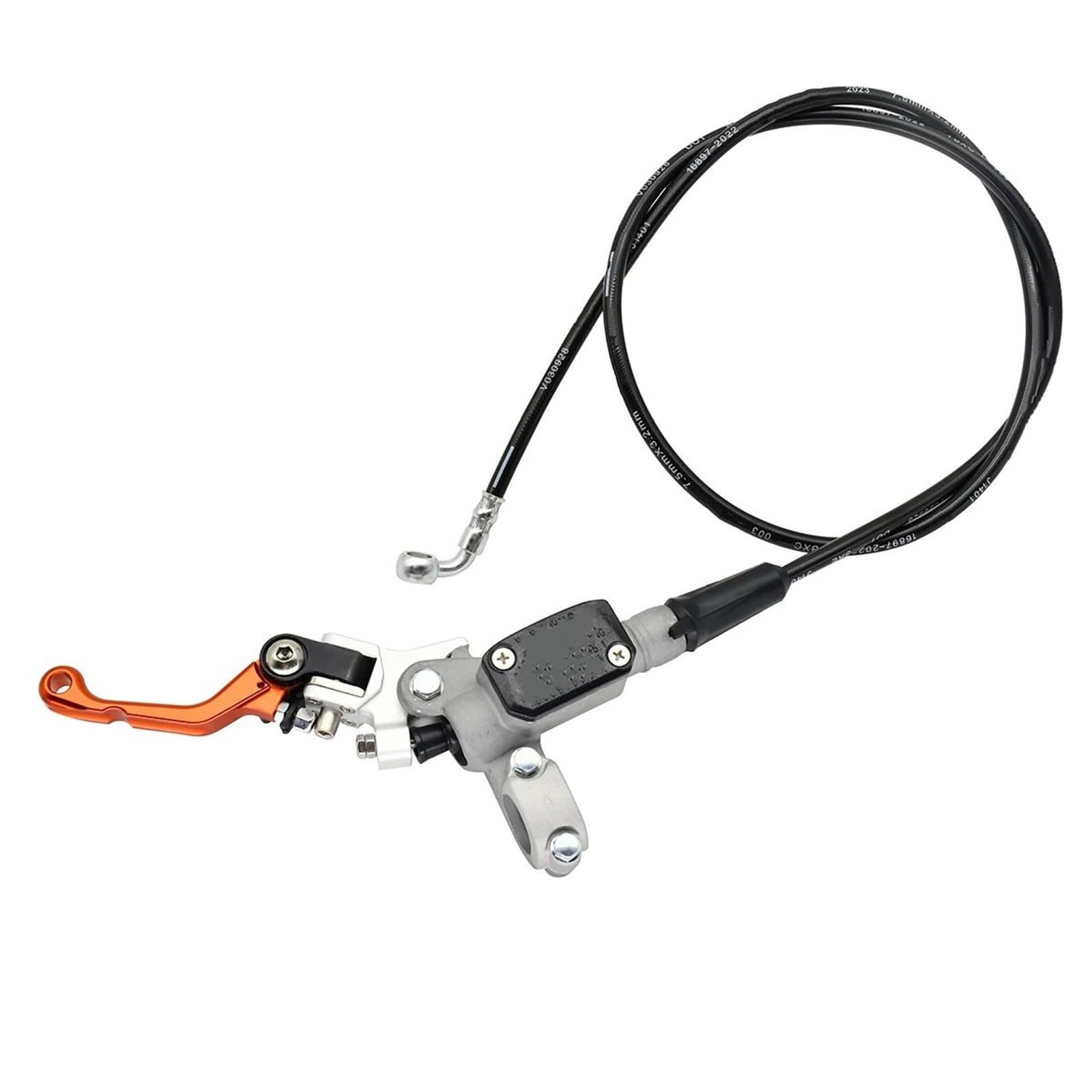 Pasuje do SX XC EXC FE TE 250 300 motocykl sprzęgło hydrauliczne cylinder główny naprawa hamulców górna pompa CNC dźwignia uchwytu Linka sprzęgła motocykl(Clutch Orange)