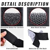 80 Pack 40Pairs Hook and Loop Strips, Heavy Duty 0.79x3.9 Inch Double Sided Tape, Mounting Tape for Walls, Doors, and Tables, Strong and Sticky Strips, Self Adhesive Reusable Tape (40) - Image 7