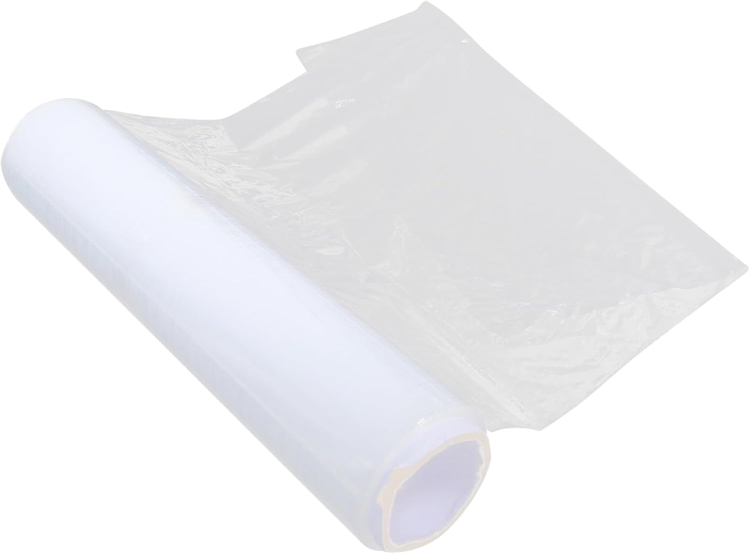 Angoily Clear Stretch Film Roll Wide Plastic Moving Wrap for Industrial Shipping and Packing Heavy Duty Self-adhering Packaging Film for Easy Use and Secure Storage