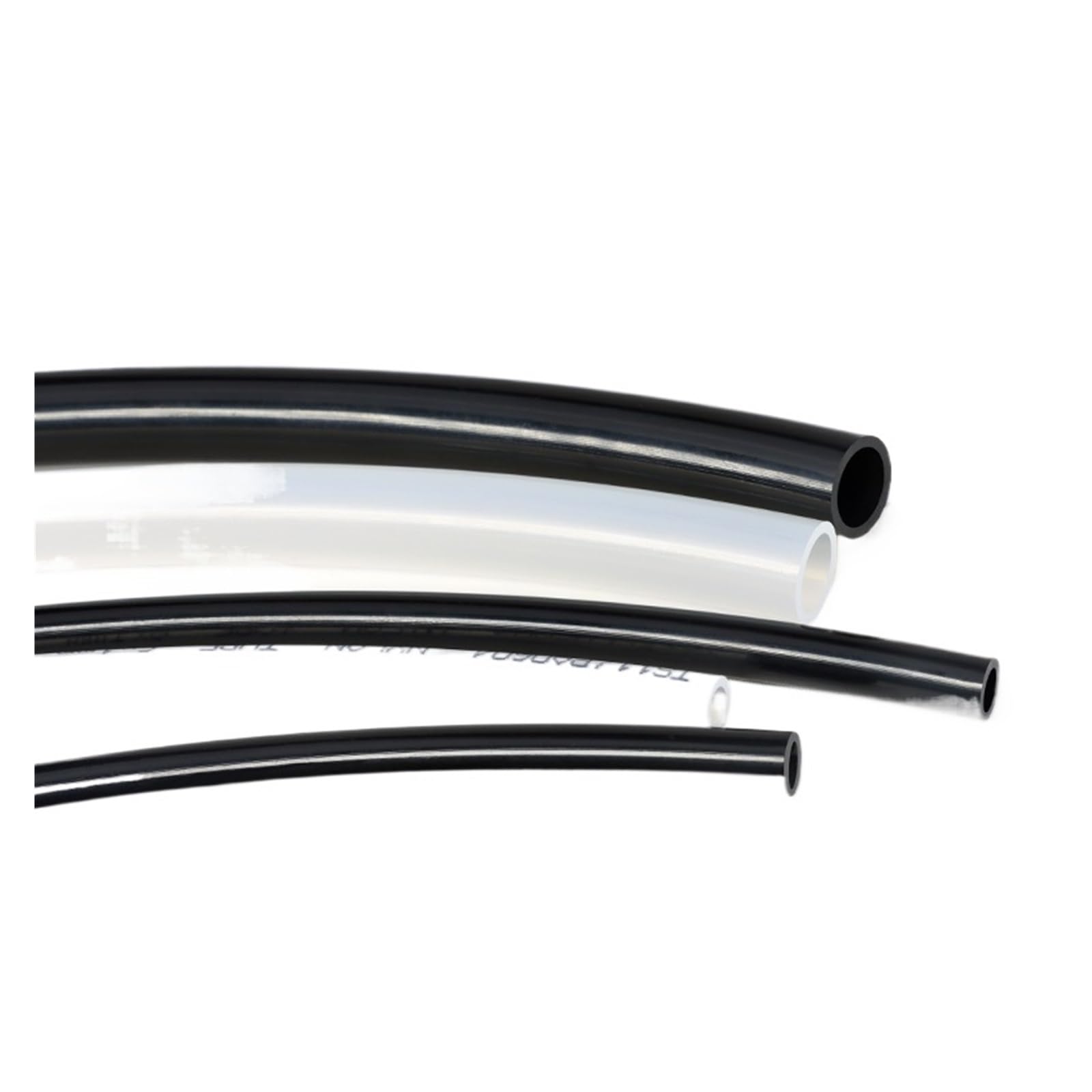 Tubo de aire neumático nailon 4 mm, 6, 8, 10, 12, 14 y 16, manguera rígida poliamida PA for compresor(schwarz,8 Meters,16x13mm)