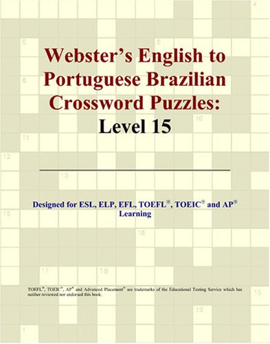 Buy Webster's English to Portuguese Brazilian Crossword Puzzles: Level 15 — BookShops.in