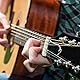 NATUCE Gitarre Brücke Pins, Gitarre Pins mit Knochen Gitarre Sattel und Compensated, Gitarre Bridge Sattel für Klassische und Akustik Gitarre