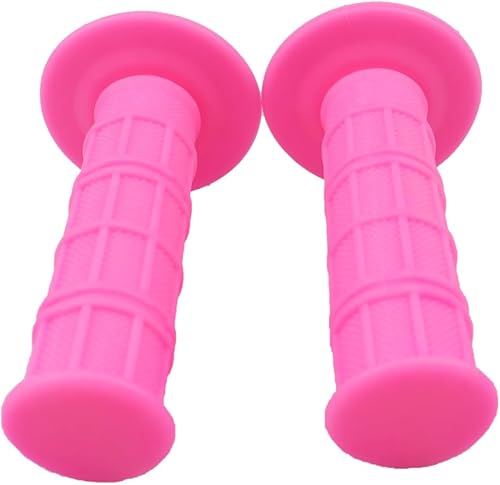 Miniatura 5 de Puños universales de goma antideslizantes de 0.866 in 78 pulgadas para KLX SDG XR CRF SDG SSR YZF WRF KXF TTR RMZ Enduro Motocross Dirt Pit Bike Rosa