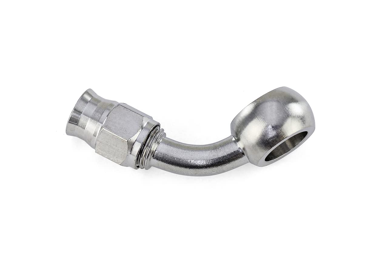HPS Performance 60 Degree 10mm Banjo -3 Stainless Hose End, 350-6003SSB