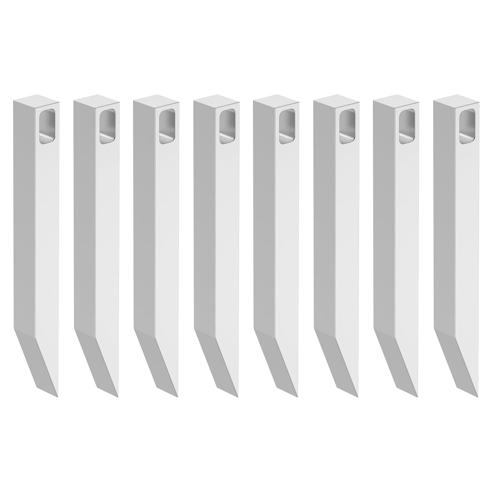 8PCS EDC Pry Bars Heavy Duty Stainless Steel Keychain Prybar Multitool Bottle Opener Screwdriver Box Opener Compact for Everyday Carry