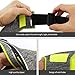 LETIGO iPhone 12/8 Plus Waistband Sweatproof Running Pouch Belt for iPhone Xs/Max/XR/7, Reflective Waist Pack for Women & Men