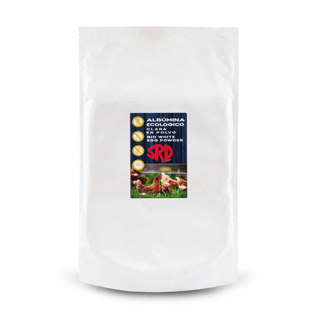 Ökologisches Eiweißpulver (2 kg) | ökologisches Eiweiß in Pulverform | Eieralbumin | ohne Zusatzstoffe | laktosefreie Produkte | Zip-Beutel