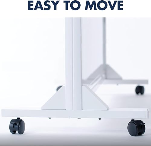 Miniatura 6 de Quartet Caballete de borrado en seco, magnético, 40 x 68 pulgadas, movimiento de doble pista, móvil, marco de aluminio (ECM4068DT)