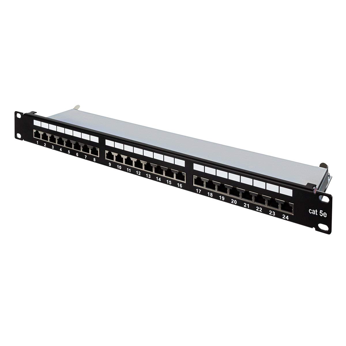 Aiten Data Patch pannello, pannello di patchwork, 1U 24 porte Cat 5e FTP armadio rack
