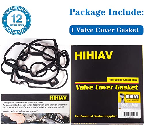 Vs50779R Engine Valve Cover Gasket Compatiable With Chevy 11-15 Cruze 12-15 Sonic 09-11 Aveo Aveo5 09-10 Pontiac G3 2008 Saturn Astra 1.6L1.8L L4 55354237 #TOP5