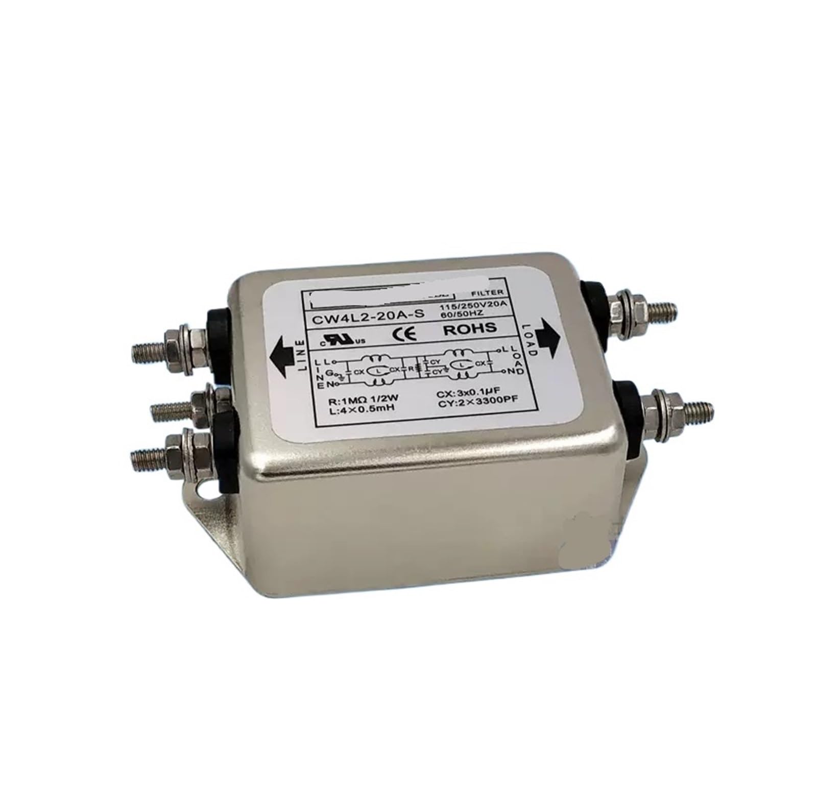 Filtre de puissance CW4L2-10A servo moteur monophasé 220V filtre secteur AC