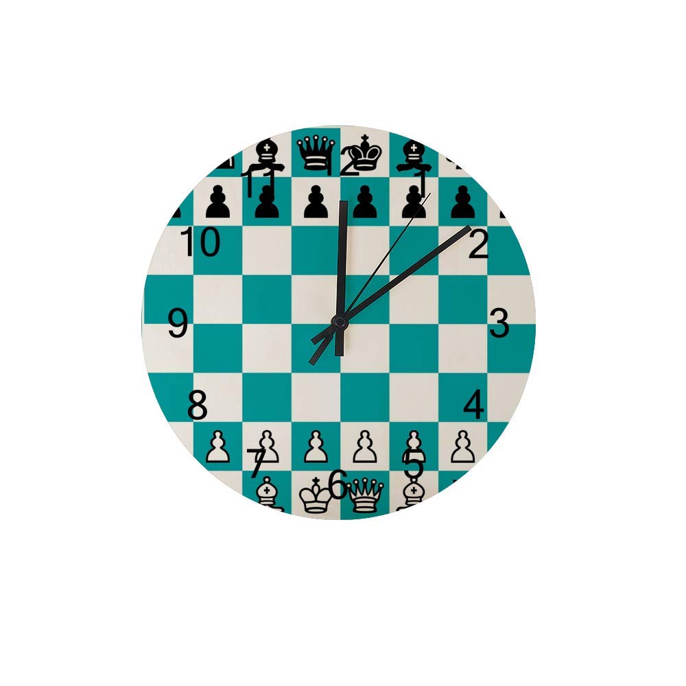 Horloge murale silencieuse bois CHEHONG pour ne plus entendre de tic-tac