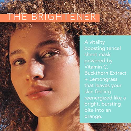 Lapcos Vita C Sheet Mask, Daily Face Mask With Vitamin C To Brighten And Renew Skin, Korean Beauty Favorite, 5-Pack #TOP2