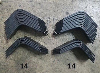Land Pride 14 Each LH & RH Tiller Tines for RTA10 Series 820-055C 820-056C