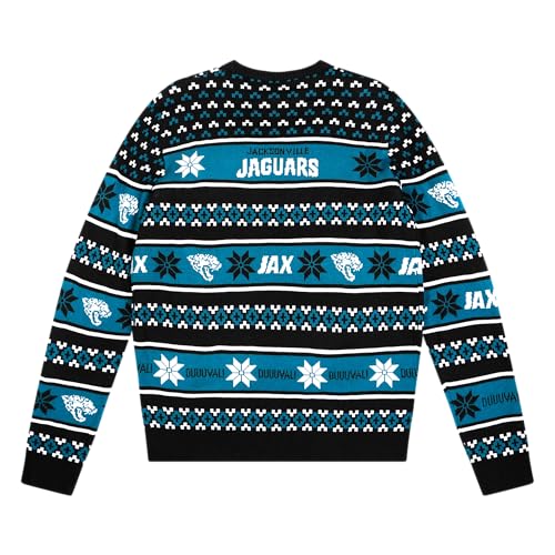 Ugly Sweater NFL para hombre FOCO ideal para reuniones navideñas y domingos de fútbol americano
