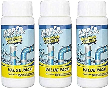 Wild Tornado Pipe Dredge Deodorant, Ultimate Sink & Drainage Cleaner, Portable Powder Cleaning Tool Super Clog Remover Chemical Powder Agent for Kitchen Toilet Pipe Dredging