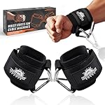 Adjustable Wrist Cuffs Neoprene Padded Straps for Cable Machines Strength Training Equipment