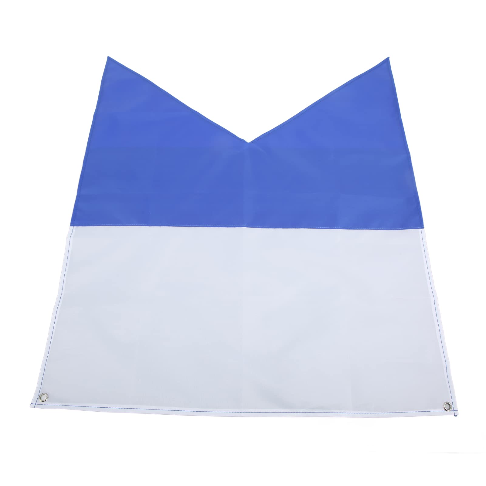 Dive Boat Alpha Flag Lekkie Nurkowanie Niebiesko-białe Flagi 70x60cm Poliestrowa Flaga Nurka z Jasnymi Kolorami do Nurkowania Pod Wodą