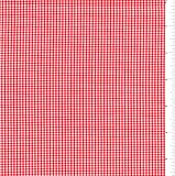60' Wide 1/16' Red Gingham Check