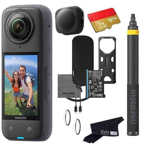 Insta360 X4 Extended Selfie Stick Bundle 8K miniatura 1