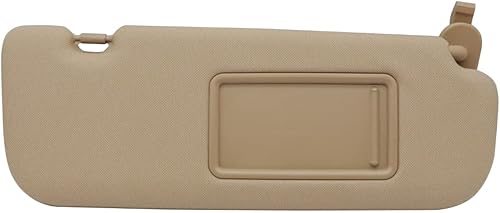 Miniatura 4 de XQSMWF Visera solar con espejo de repuesto para el lado del pasajero, color beige, compatible con Hyundai Elantra MD 2011-2015 852203X000