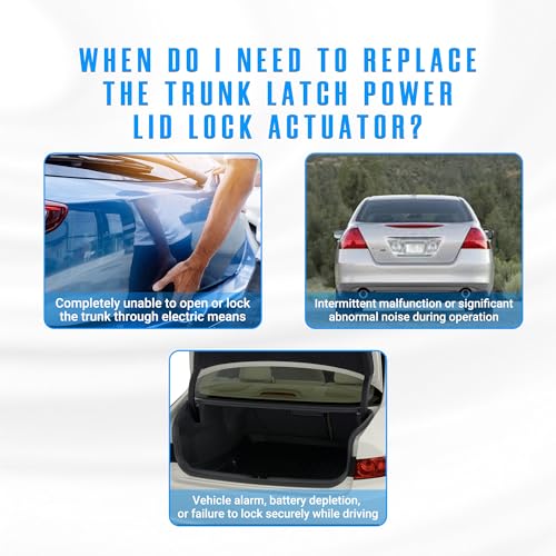 Image of NOVAPARTS Trunk Latch Power Lid Lock Actuator 74851-SDA-K02 for 2006-2007 Honda Accord 2004-2008 Acura TSX 74851SDAK02