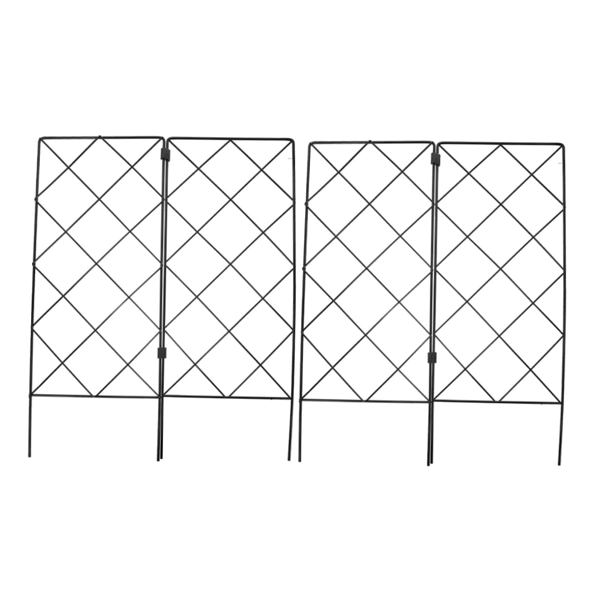 TOYANDONA 2 Pièces Support de Plantes Grimpantes Treillis Décoratif pour Plantes Pot Cadre de Jardinage Dimensions pour Wisteria Autres Grimpantes
