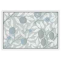 SIGNWIN Framed Canvas Wall Art Floral Pattern Canvas Prints Home Artwork Decoration for Living Room,Bedroom - 16x24 inches