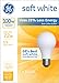 GE A19 General Purpose Light Bulb, 72-Watts, Soft White, 4-Pack