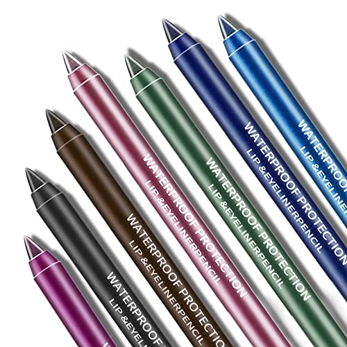 Boobeen Colorful Gel Eyeliner Pencil, Waterproof Eyeliner Pen, Matte Metallic Eyeliner Set For Women, Cream Eye Shadow Pencil For Colored Eye Makeup #TOP5