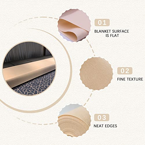 Tapis d'allée de mariage de 2 mm d'épaisseur couleur champagne découpable - 4