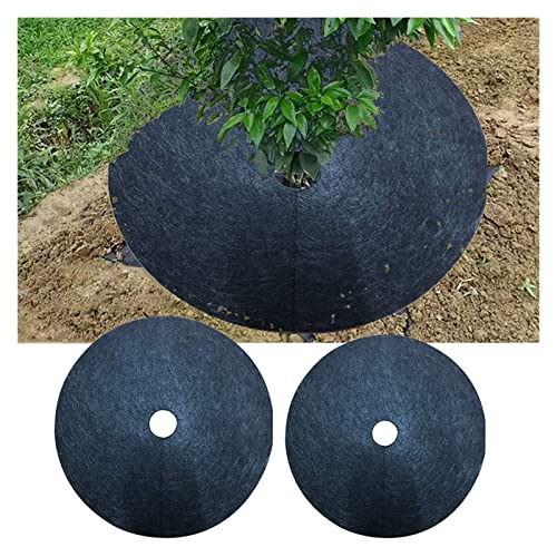 4 STUKS Niet-geweven boombescherming Matten onkruid controledoek mulch ring ronde wiet barrière plant dekking for indoor… - Afbeelding 5