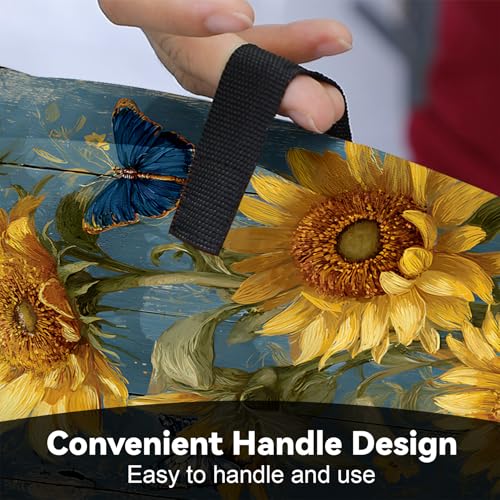 Image of Universal Coffee Maker Cover, Durable Polyester Lightweight Long-Lasting Dustproof Cotton Blend Appliance Protector for Kitchen Countertops (Yellow and Green)
