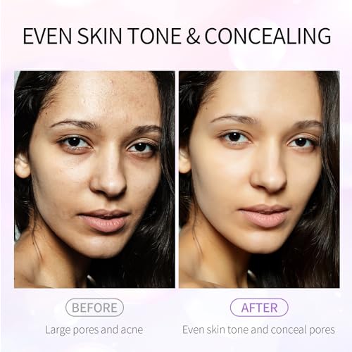 Anti-redness Face Primer,Green Colour Corrector,Make up Primer for Red & Blemished Skin,Hydrating Isolation Cream,Versatile Skin-Focused Primer,Tone Adjusting Face Primer - Image 4